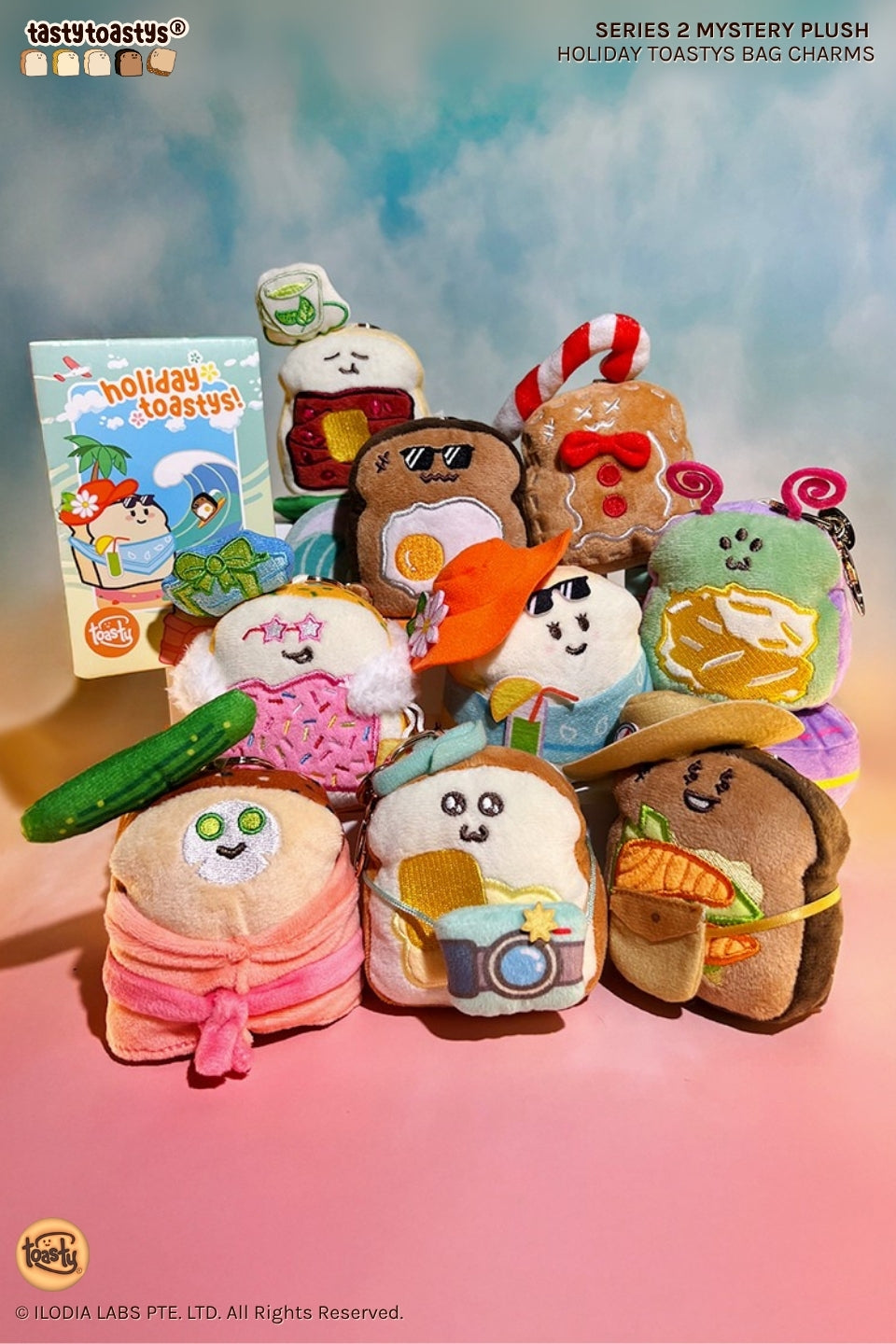 Holiday Toastys: Mystery Plush Series 2