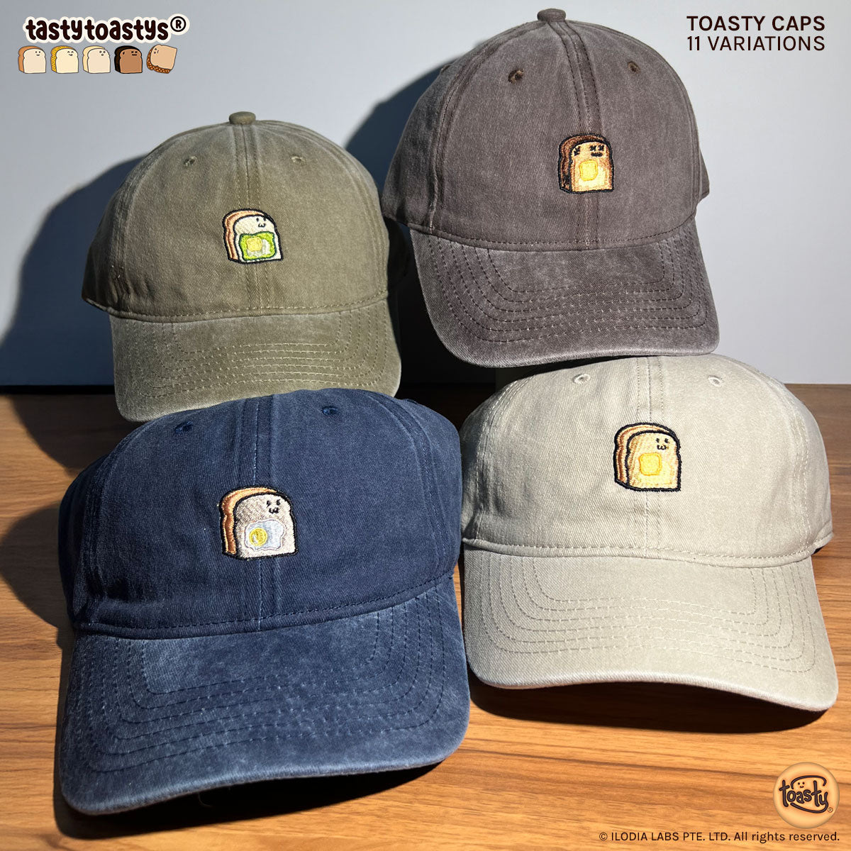 Washed Caps