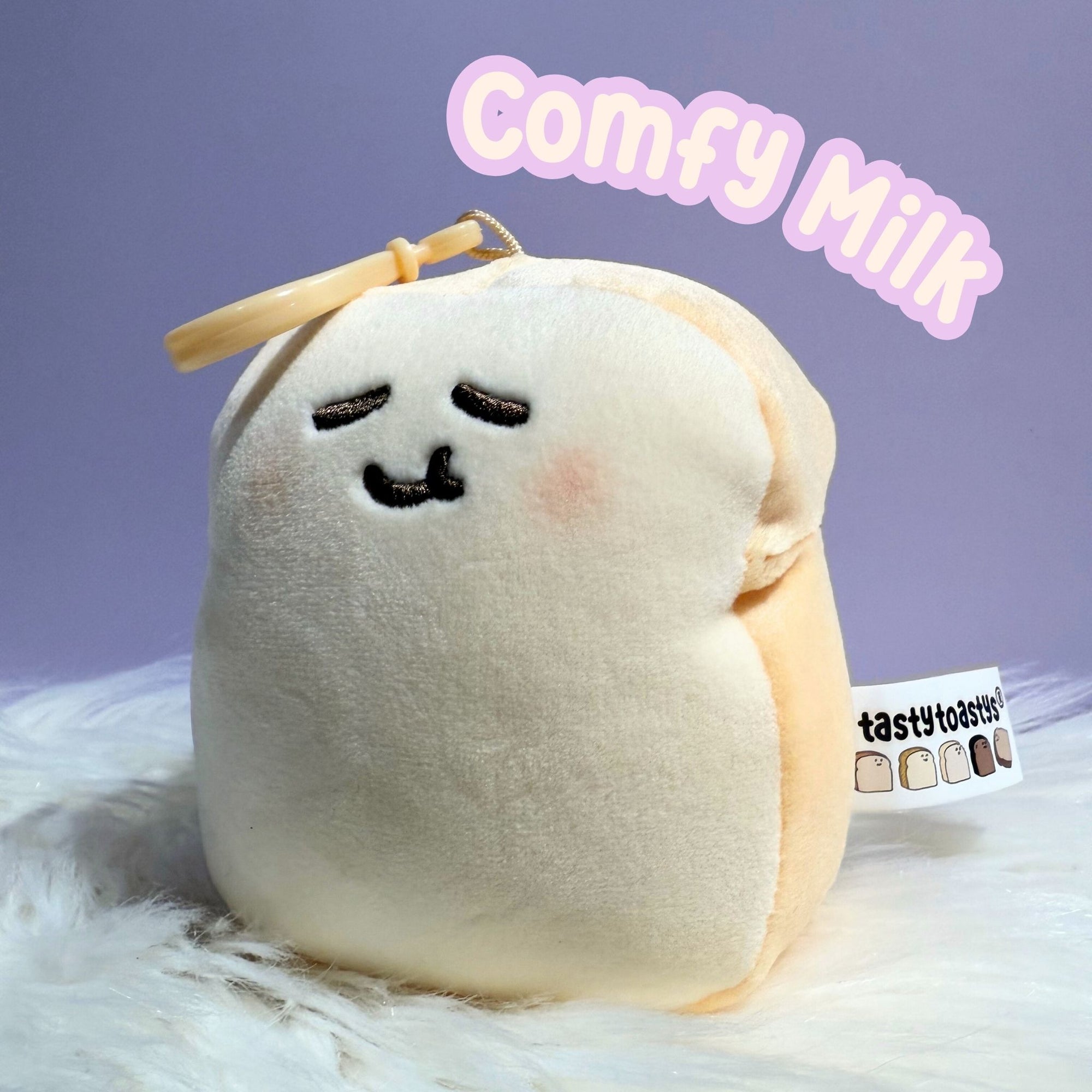 Milk Toasty 4" Clip-on Plush
