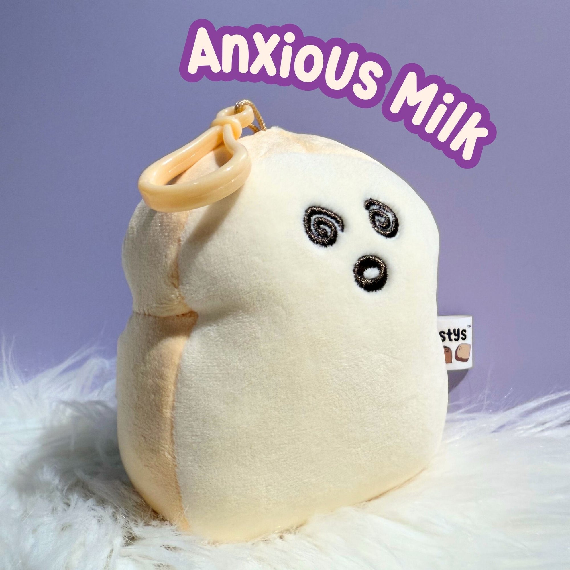 Milk Toasty 4" Clip-on Plush