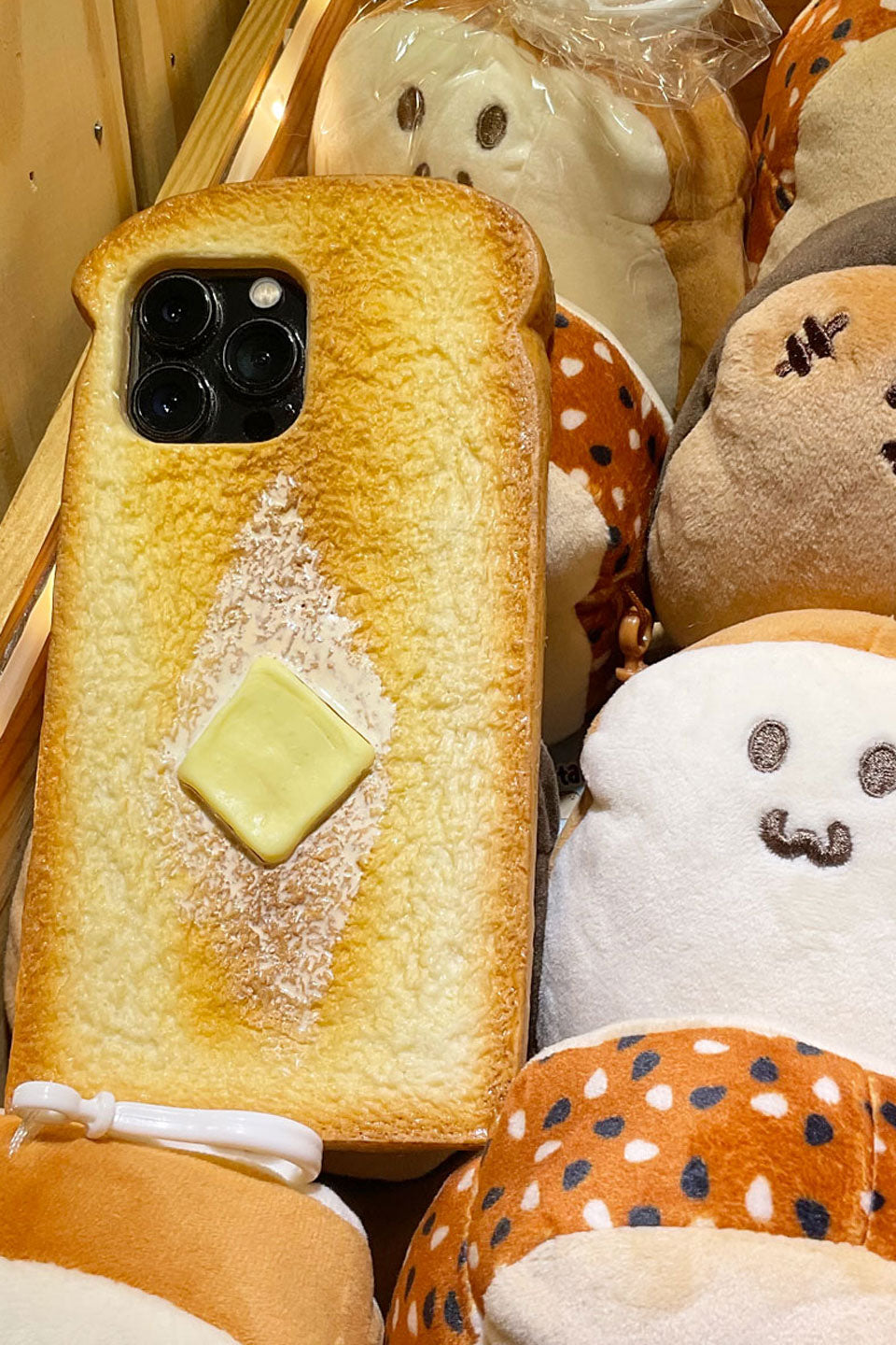 Realistic Toast Cases for Apple iPhones 13 - 16