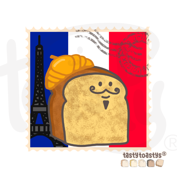 Funny Tasty Toastys Waterproof Vinyl Stickers