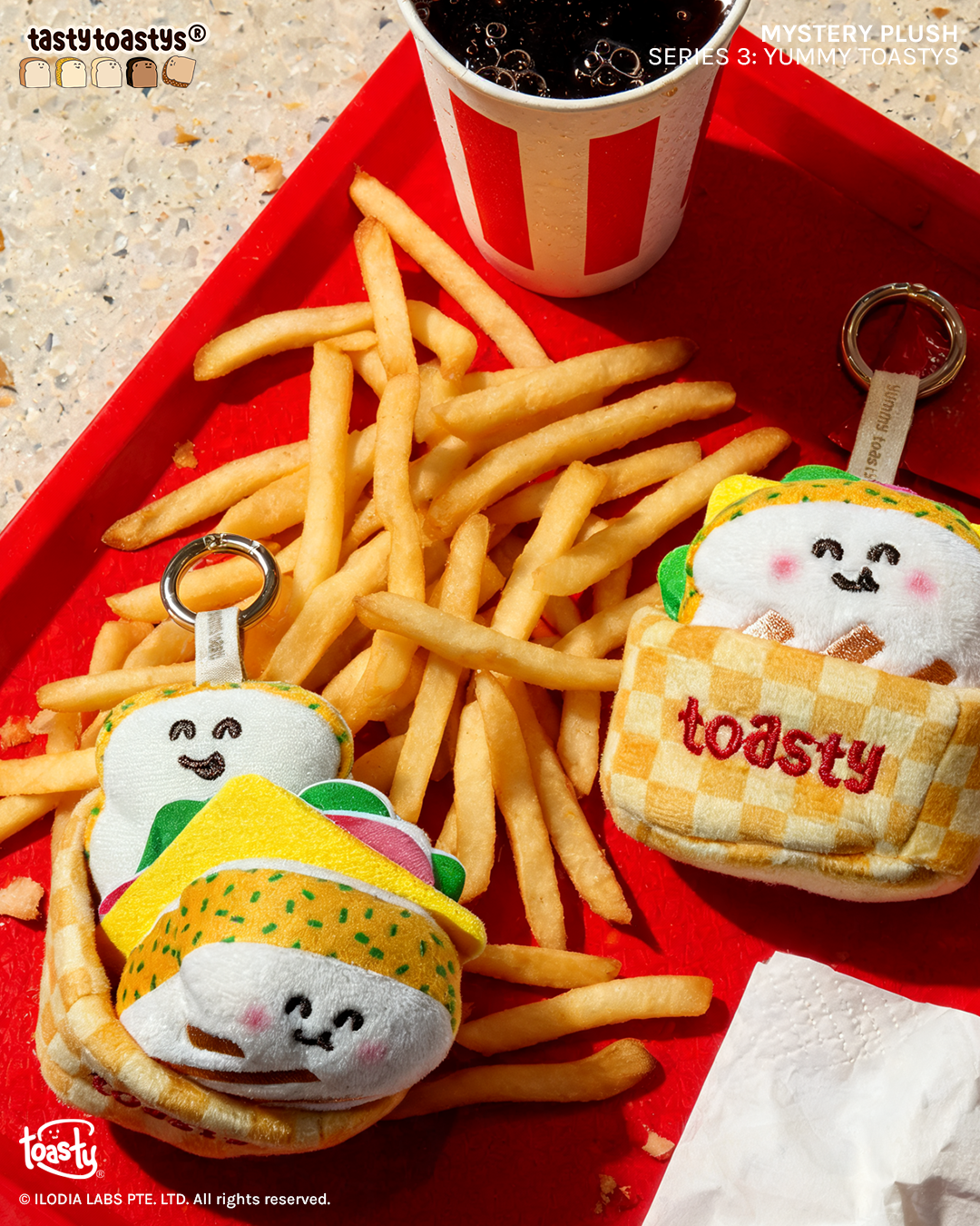 Yummy Toastys: Mystery Plush Series 3