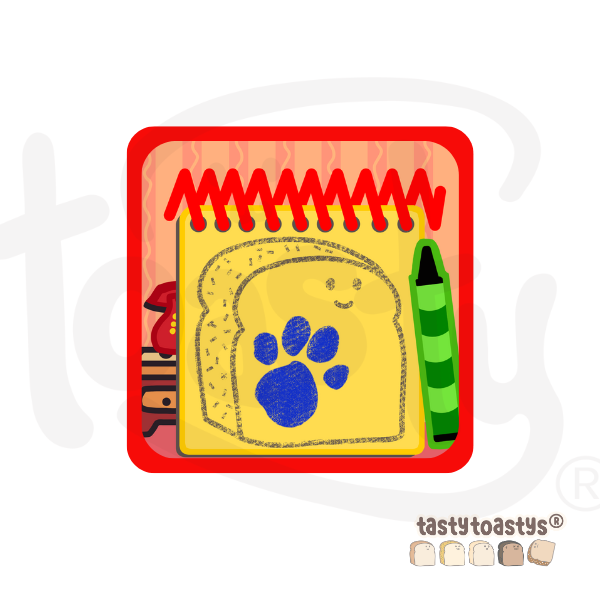 Funny Tasty Toastys Waterproof Vinyl Stickers