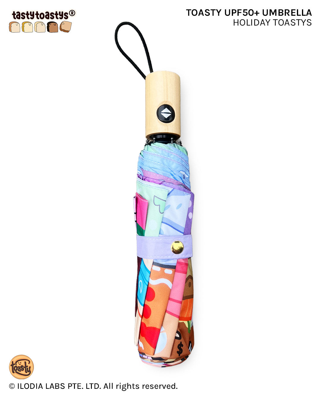 Holiday Toastys UPF50+ Umbrella (Limited Edition)