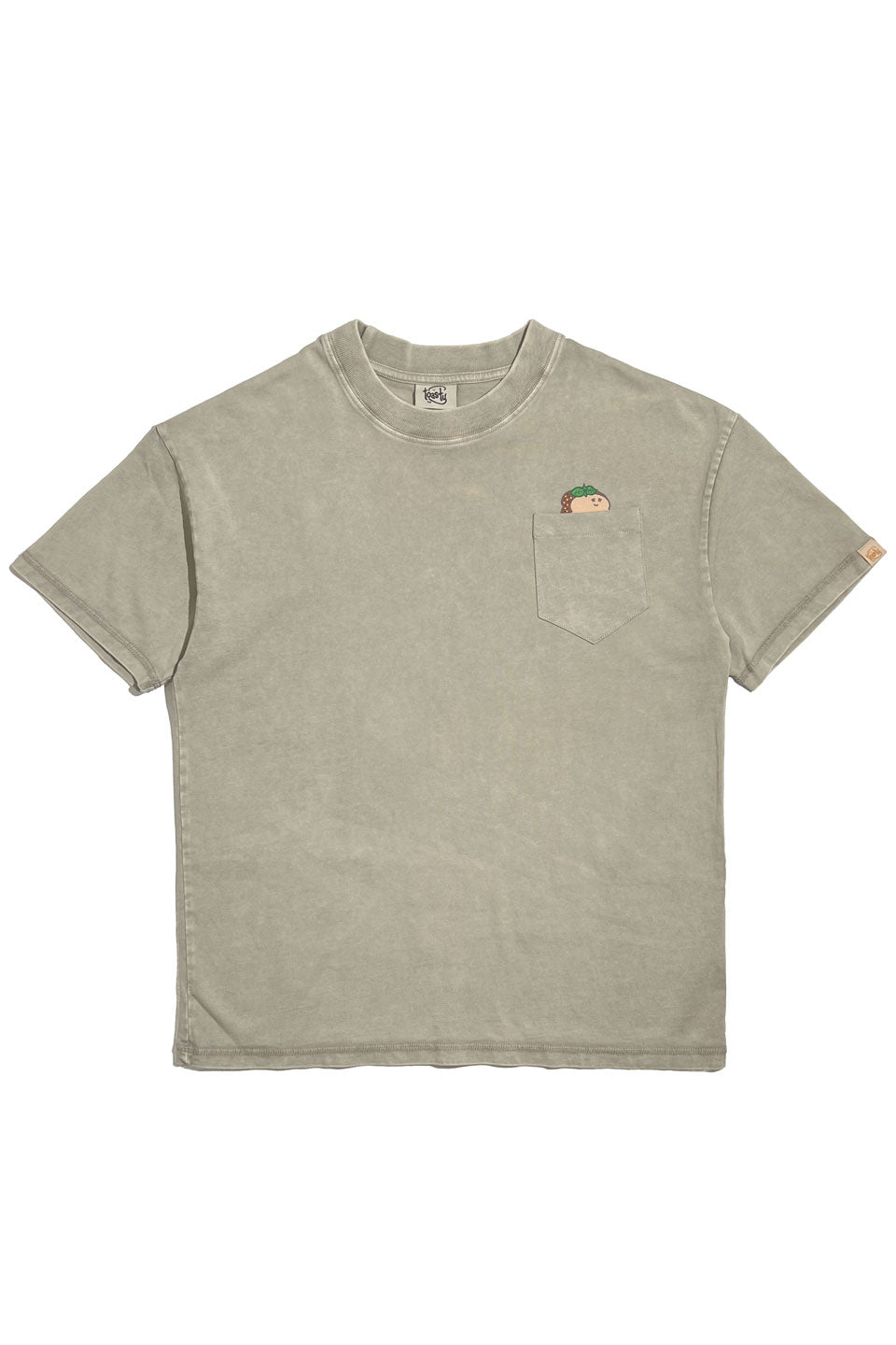 Acid Wash Pocket Tee