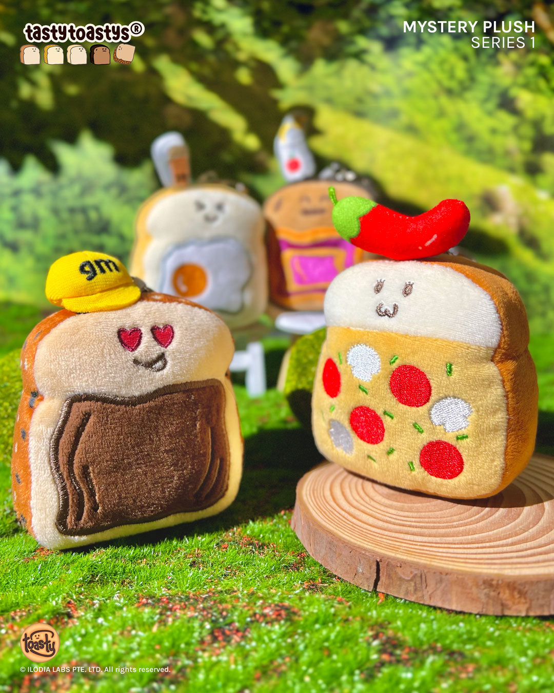 Tasty Toastys Mystery Plush Series 1