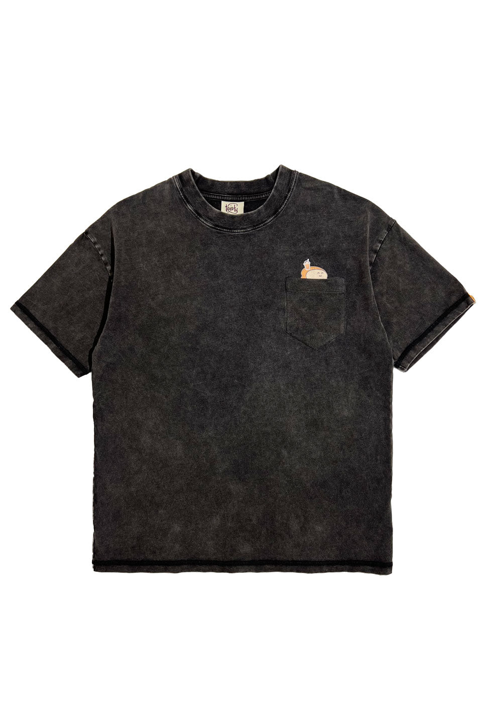 Acid Wash Pocket Tee