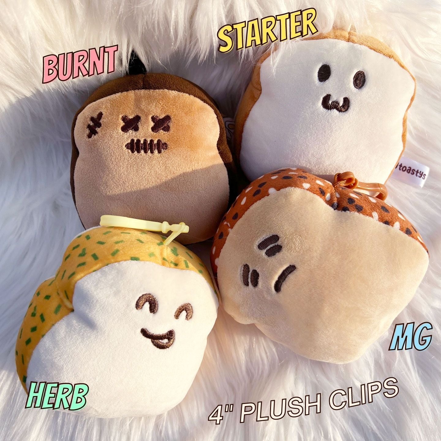 MG Toasty 4" Clip-on Plush