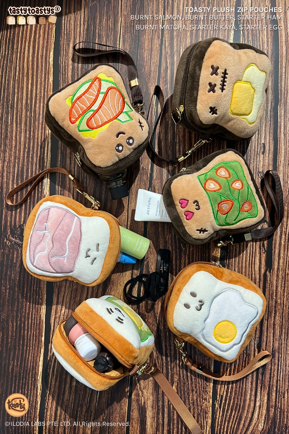 Toasty Plush Zip Pouch