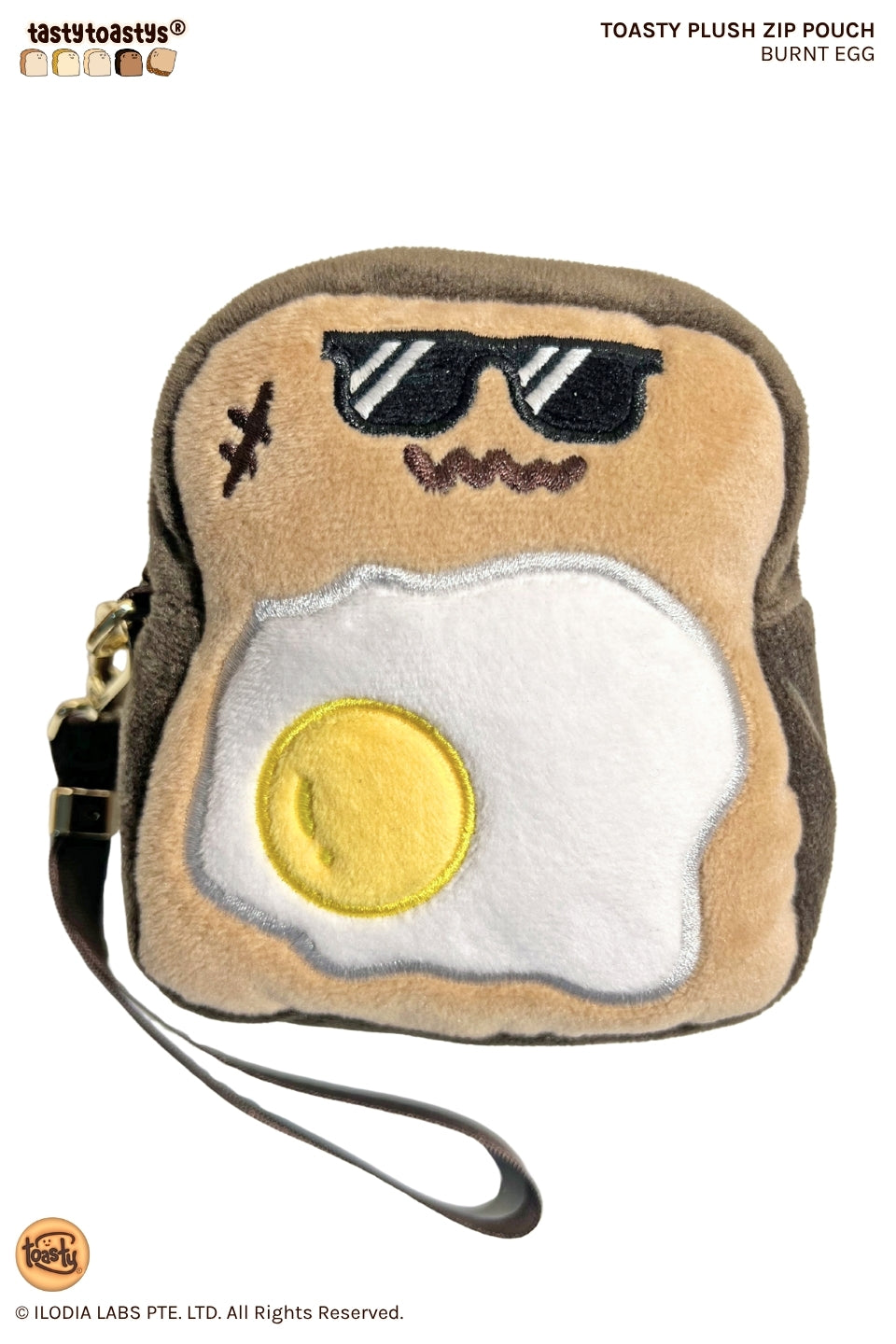 Toasty Plush Zip Pouch