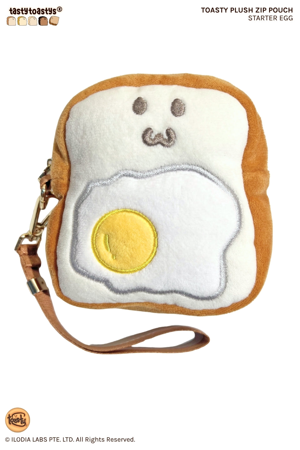 Toasty Plush Zip Pouch