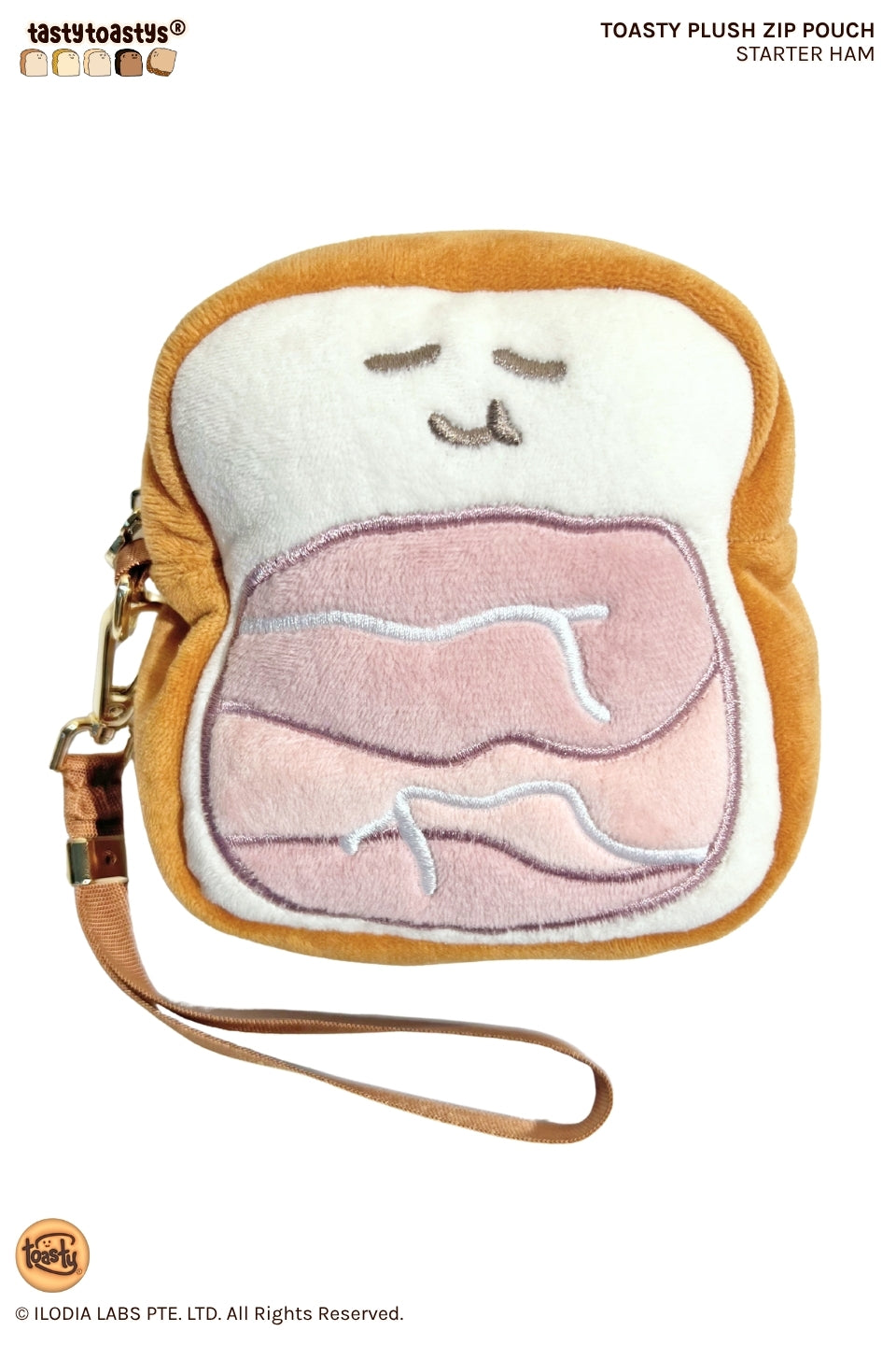 Toasty Plush Zip Pouch