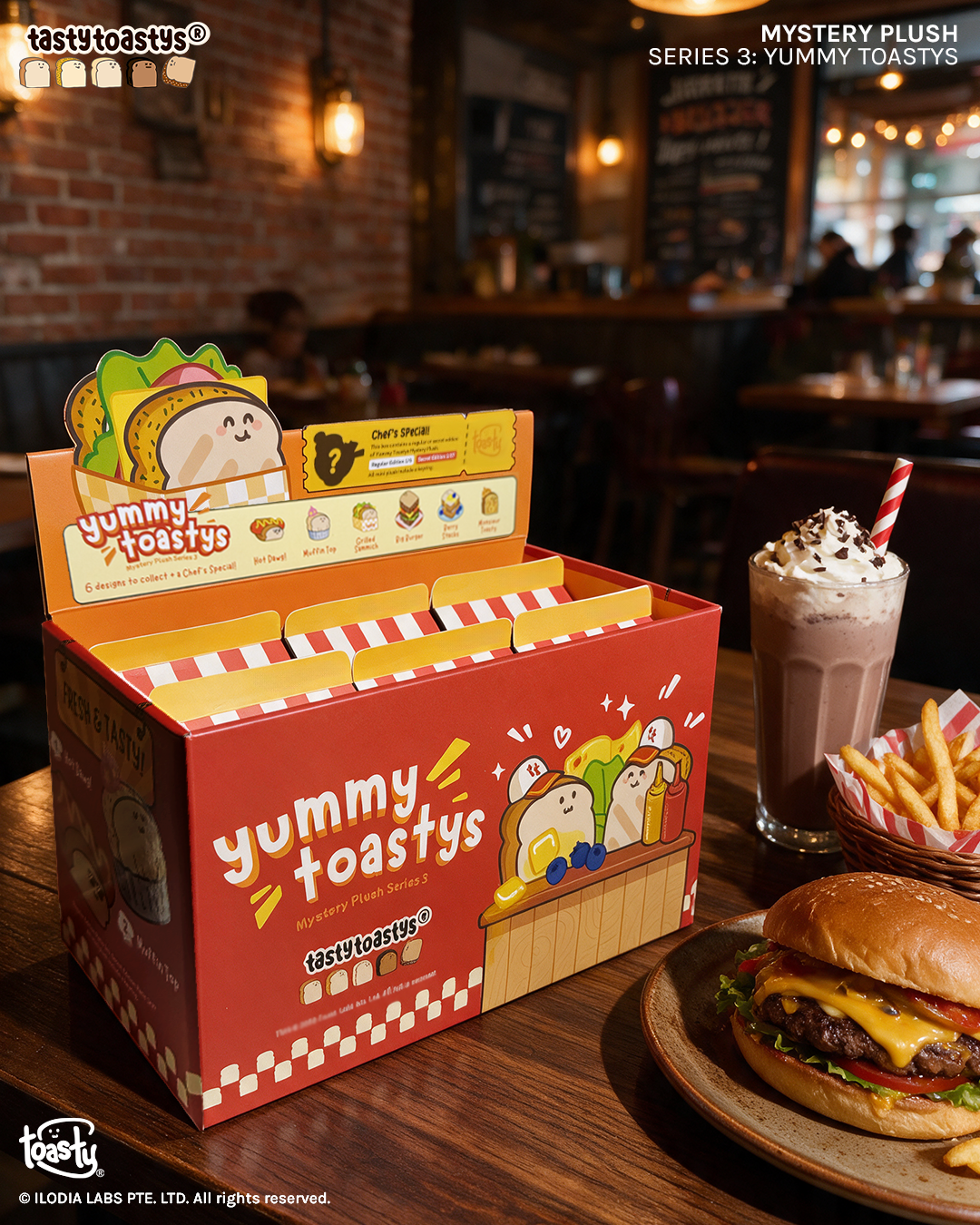 Yummy Toastys: Mystery Plush Series 3