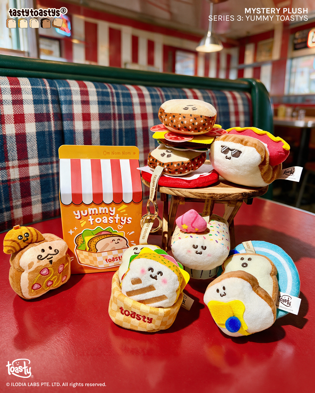 Yummy Toastys: Mystery Plush Series 3