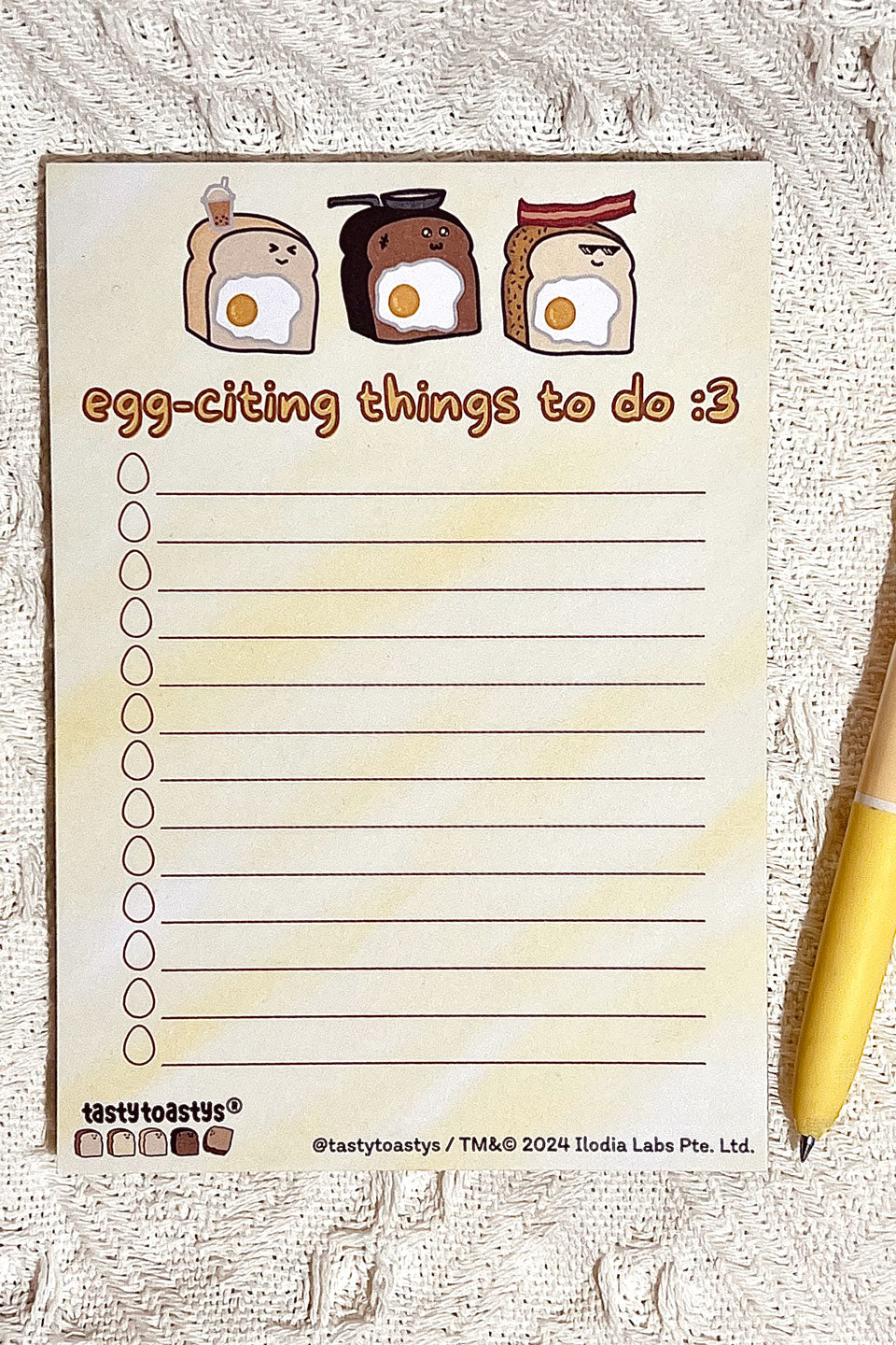 Egg-citing Things to Do Notepad