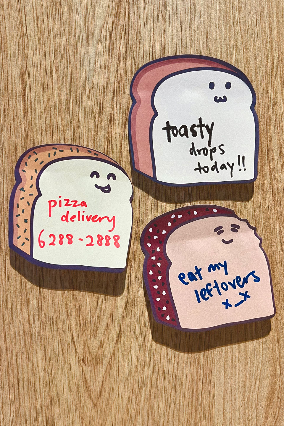 Toasty Notes Sticky Notes โ Tasty Toastys