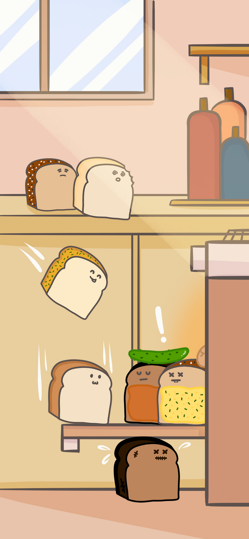 Kitchen shelf
